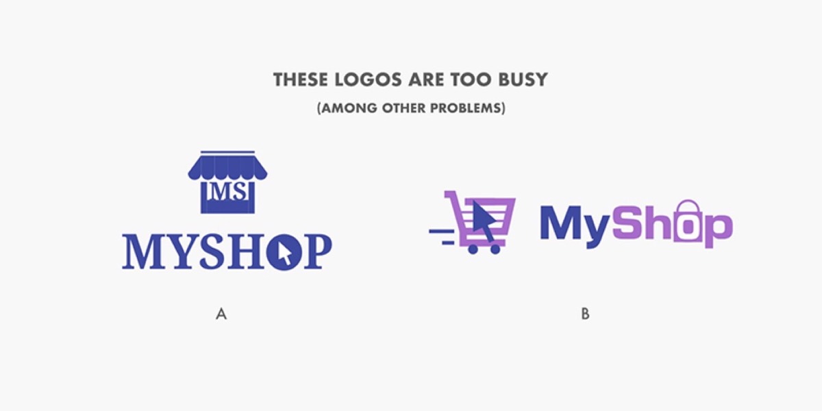 Professional vs amateur logo design comparison