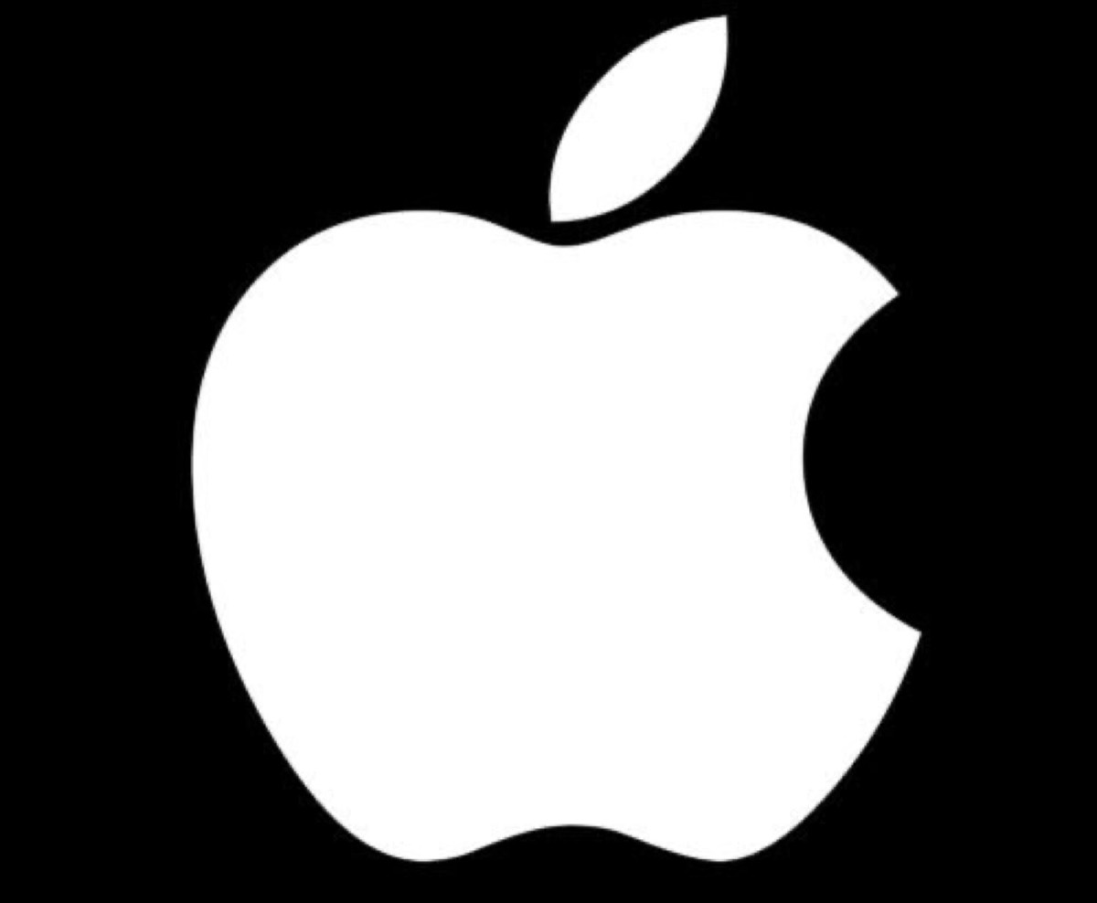 Apple's gray logo for premium minimalism