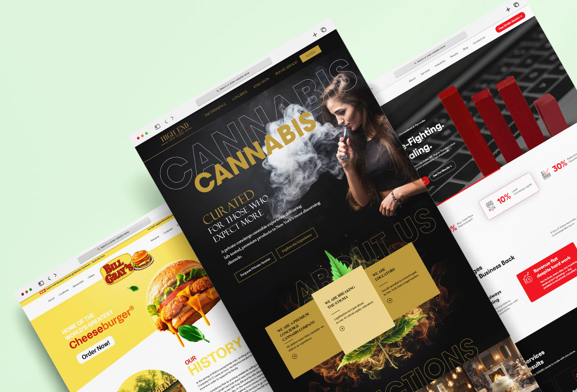 Website UI and UX design